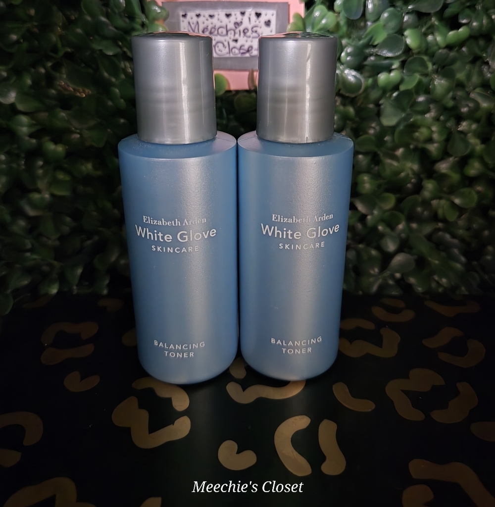 Elizabeth Arden White Glove Balancing Toner 1.7 oz 2 Piece Lot